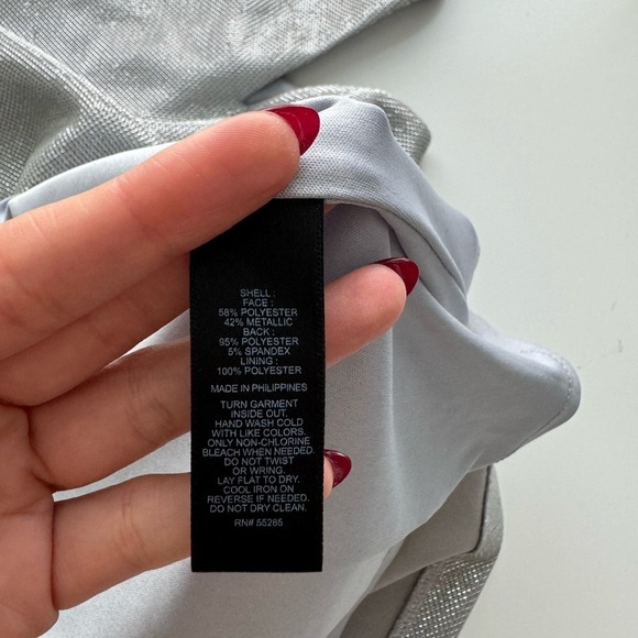 Express Silver Cutout Sheath Dress‎ Size 8 - Picture 10 of 11